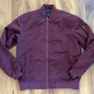 Maroon Bomber Jacket for Men.